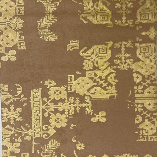Heritage Script Gold Wallpaper
