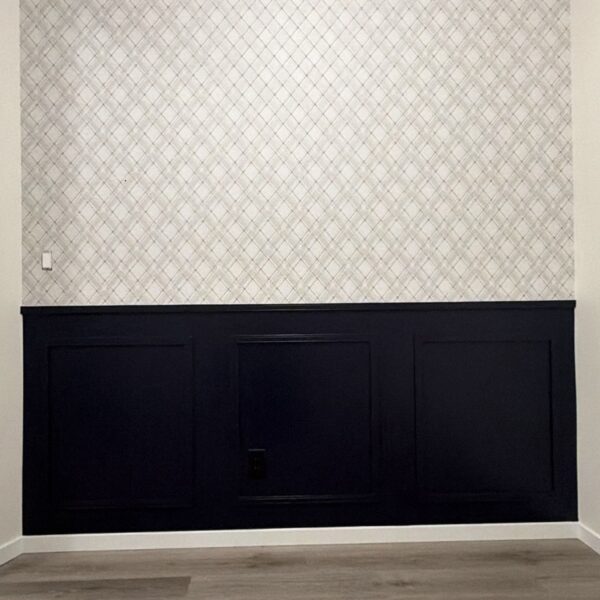 Beige Argyle Wallpaper